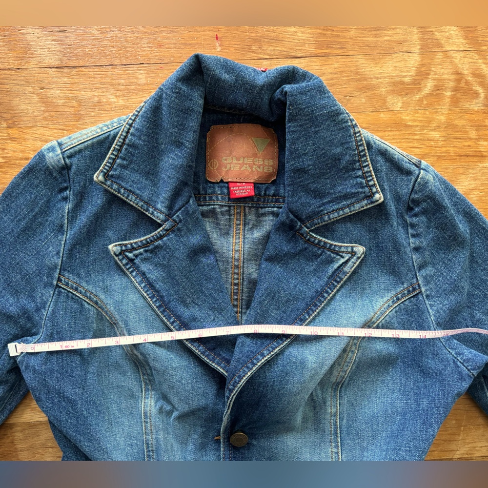 Guess vintage Jean denim jacket 2000s Y2k style